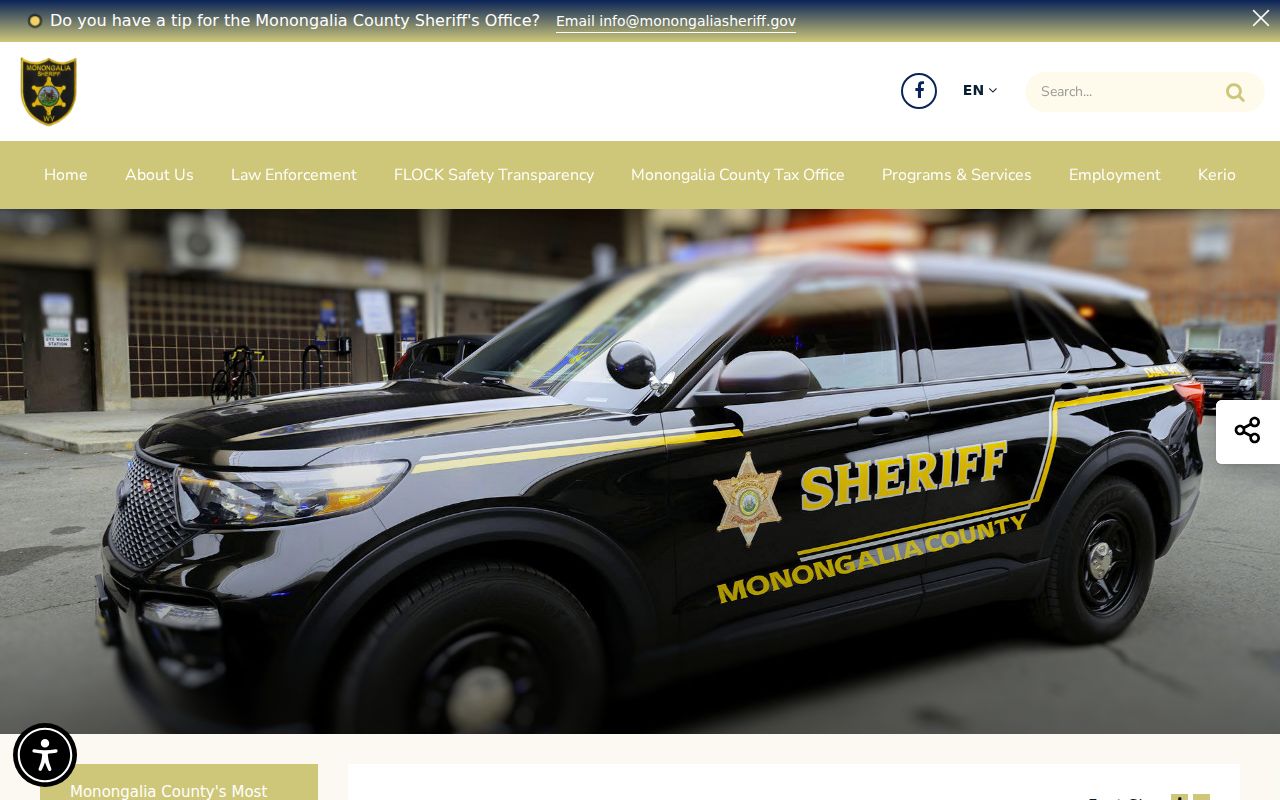 Monongalia County arrest warrant and Most Wanted source