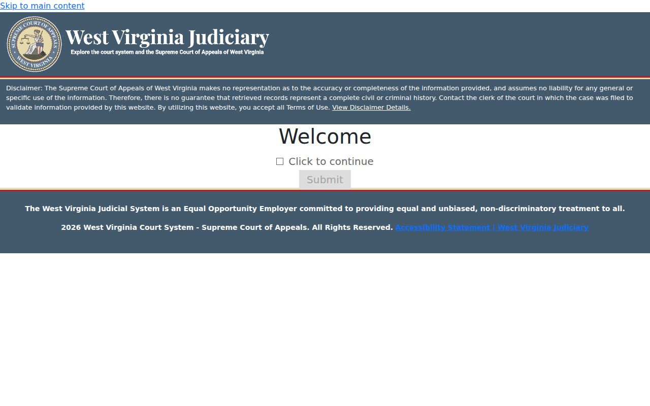 Monongalia County criminal court cases magistrate search fields