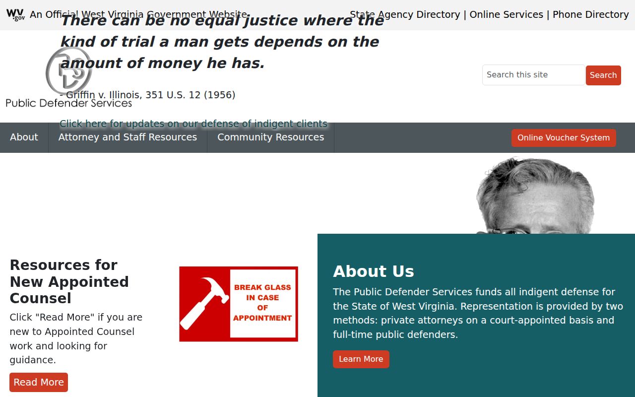 Monongalia County criminal court cases public defender source