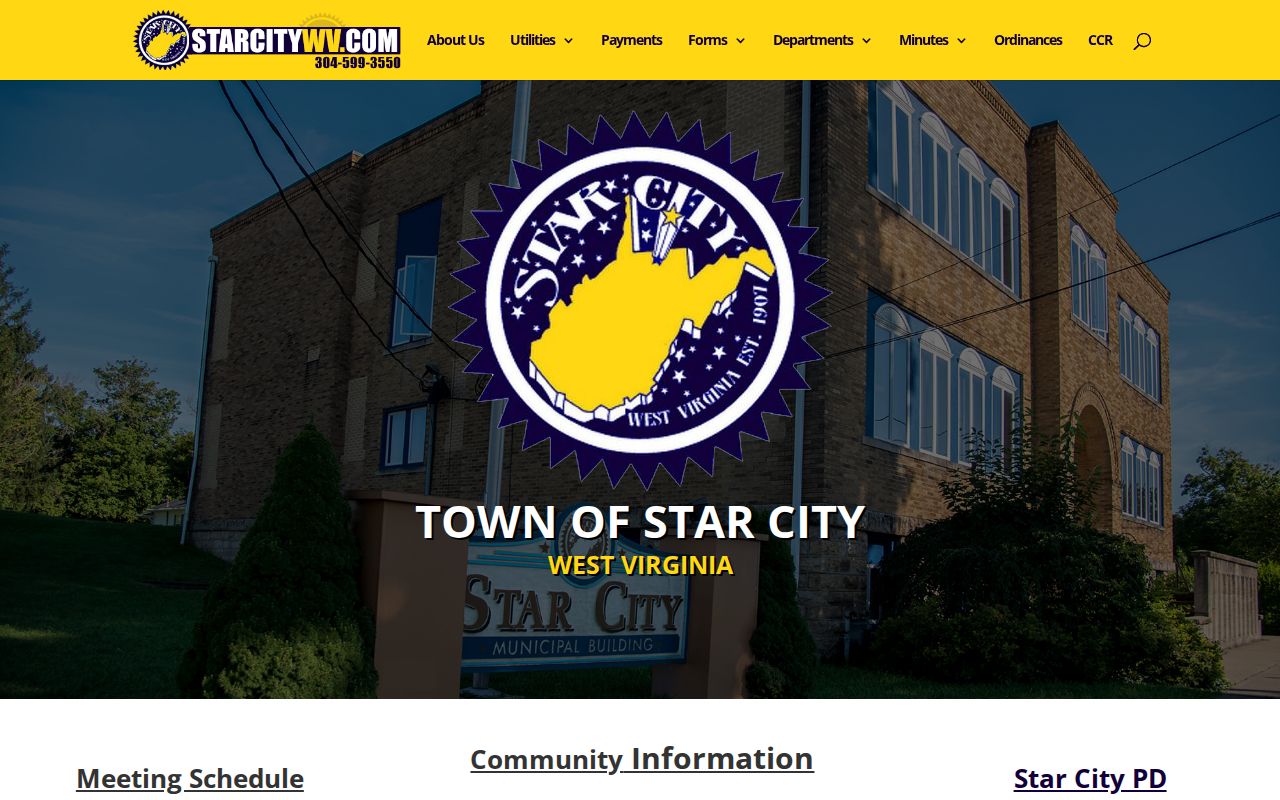 Town of Star City source for local criminal records contacts